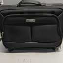 Lekesky Rolling Laptop Bag with Wheels, Wheeled Laptop Bag Rolling Briefcase for Men Women Fits Up to 15.6 Inch Laptop Briefcase on Wheels, Overnight Rolling Computer Bag, Black with 6pcs Packing Cubes