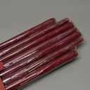 Howemon 14 Pack Dark Red Taper Candles 12 Inch Tall 3/4 Inch Thick Burn 10 Hours (Burgundy)