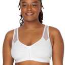 Fruit of the Loom Women's Comfort Front Close Sport Bra with Mesh Straps (42)