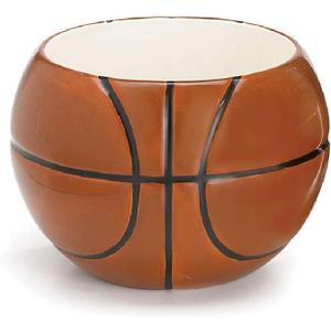 Basketball Planter/Centerpiece for Room Decor and Sports Events