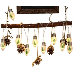 Fairy Light Bedroom Party Warm Light 20 LEDs String Long Roofline Christmas Operated Battery Decor Light