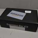 IKAPE 58mm Black Espresso Tool Set 8 IN 1, Coffee Tamper, Distributor, Magnetic Funnel, Puck Screen, Tamper Station, Stirrer Distribution Tool, Cleaning Towel and Brush