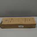 Adjustable Closet Rods for Hanging Clothes 134 to 160 inch Black Heavy Duty clothes rod for closet, Laundry, Bathroom, RV Closet Organization and Storage(Extra long)