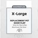 Mavricflex Replacement Pet Door Flap, Easy to Install, Only Compatible with Aluminum Weather Dog Doors for Dogs (XL-13 4/5 * 24)