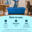 Fresh Step Advanced Simply Unscented Multi Cat Clumping Cat Litter, Low Dust, Odor Control with Activated Charcoal Tech, Compatible in Automatic Litter Boxes, 18.5 lb.
