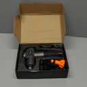 TOLOCO Massage, Deep Tissue Back Massage for Athletes for Pain Relief, Percussion Massager with 10 Massages Heads & Silent Brushless Motor, Valentines Day Gifts for Him Her, Carbon