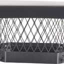 Shelter 9" x 9" Single Flue Bolt-On Chimney Cap, Fully Assembled, Galvanized Steel