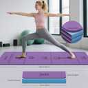 HAHE Extra Thick 7-Fold Yoga Mat, 72"x24"x0.47" TPE Exercise Mat