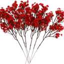 Vaguelly 6pcs Vivid Gypsophila Fake Flower Arrangement Set for Indoor Outdoor Decor DIY Flower Adorn