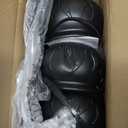 Halloween Party Decorations Indoor,Set of 3 Witches Cauldron Candy Serving Bowls With Rack,Halloween Party Supplies,Black Plastic Candy Cauldron for Table Decor