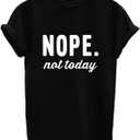 YITAN Women's Cute Juniors Tops Teen Girl Tee Funny T Shirt (Medium, Grey)