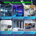 1 Foot Cat6 Patch Cable(6 Pack), Solid Pure Copper Patch Cord, Cat 6 Ethernet Cable, UTP Network, High Speed RJ45 Internet Cable, Compatible for Routers, Switches, PC, Servers, PS4/5, Xbox - Green