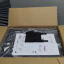 SEHERTIWY 3-Layer Rolling File Cart with Hanging Folders, Under Desk Storage with Drawer, Small File Cabinet with Wheels for Home,Living room, Office, School,Black