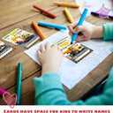 MAPDTWO 36 Packs Construction Valentines Day Cards - Construction Valentines Day Card for Classroom School, Boys, Children - 3.2''x 4.7'' Cute 6 Designs Exchange Cards