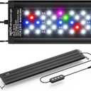 Led Aquarium Light for Plants-Full Spectrum Fish Tank Light with Timer Auto On/Off, 18-24 Inch, Adjustable Brightness, White Blue Red Green Pink LEDs with Extendable Brackets for Freshwater (14W for 18-24 inch tank)