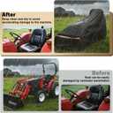 Tractor Cover,Tractor Covers Waterproof Heavy Duty with Storage Bag(189L x 76 W x 86 H in)600D Oxford Cloth Waterproof Universal Cover,UV Protection, Dustproof-All Weather Protection