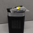 DREO Space Heater, 1500W Portable Electric Heaters for Indoor Use, PTC Ceramic Heater for Office with Remote, Thermostat, 70Oscillation, 12H Timer, 5 Modes, Safe Quiet Room Heater for Bedroom (Silver)