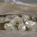 WDF 36-Pack Plastic Champagne Flutes - Gold Glitter Champagne Glasses Disposable - Perfect for Wedding Birthday Bridal Shower Valentine's Day