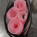 4 Sizes Self-Grip Hair Rollers Set for Long, Short Hair and Bangs - 50 Pcs with Clips (25mm, 36mm, 48mm, 60mm), Pink