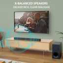 Sony HT-S400 2.1ch Soundbar with Powerful Wireless subwoofer, S-Force PRO Front Surround Sound, and Dolby Digital, Black