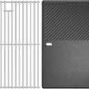 Hisencn 17 Inches Grill Grate and Griddle for Nexgrill Replacement Parts | 1-Pack Stainless Steel Cooking Grate for Nexgrill 4&5 Burner 720-0830H,720-0830X,720-0888S,720-0830D,720-0783C,720-0783E
