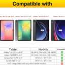 Screen Protector for Samsung Galaxy Tab S10 Lite / S10 FE / S9 FE 5G 10.9 inch / S9 11 inch, 9H Tempered Glass Film with Easy Installation Frame, HD Clear/Anti Scratch, 2-Pack