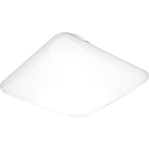 Lithonia Lighting 20 Inch Flush Mount LED Ceiling Light, Square Flush Mount Ceiling Light, Dimmable, 120 Volts, 44 Watts, Damp Listed, 4000 Lumens, White (FMLSDL 20 35840 M4)