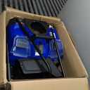 Snow Joe 24V IONMAX Cordless Snow Blower with Electric Engine Type for Yard, Lawn, Patio, Garden, and Outdoor Spaces, Blue, 24V-X2-SB18-GO