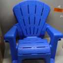 Little Tikes Kids Garden Chair 2 Pack in Blue, Outdoor Toddler Activity Adirondack Chairs for Picnic, Garden, Patio, Backyard & Beach, Outdoor Chair Set