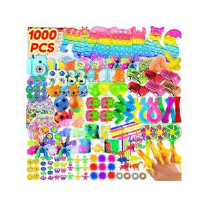 1000pcs Party Favors Goodie Bags for Kids, Fidget Toys Pack, Stocking Pinata Stuffers, Birthday Gifts, Classroom Prize, Treasure Box, Carnival Prizes, Easter Eggs Fillers