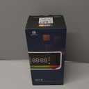 Alarm Clock Speaker Wireless Charger, Digital Alarm Clocks Bedrooms Bluetooth, Alarm Clock Dimmable Light Bedrooms Dual Alarm Snooze Dimmer 12 24H RGB Night Light Bluetooth USB AUX, Black