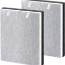 2 Pack Vital 100 True HEPA Replacement Filter Compatible with LEVOIT Vital 100 Air Purifier, H13 and High-Efficiency Activated filter Set, Part Number 100-RF