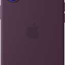 Apple iPhone 16 Plus Silicone Case with MagSafe and Camera Control: Lightweight Phone Case, Wireless Charging Compatible, Smooth Matte Finish; Plum
