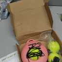 Hikeen Premium Tennis Trainer Rebound with Metal Base,Portable Solo Tennis Trainer Set with 3 Highly Elastic String Balls,Tennis Practice Equipment for Adult Kids an Beginners