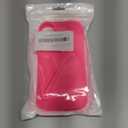 Lipgloss Holder Case for iPhone 16 Plus, Lip Gloss Case Lipstick Lip Glaze Stylish Silicone Funny Women Girls Cover for iPhone 16 Plus 6.7 inch 2024 (Rose)