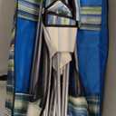 Elevon Camping Chair, Oversized Folding Chair with Canopy, Portable Outdoor Chair with Arms, Cup Holder and Carry Bag for Camping, Fishing, Beach, and Sports, Turquoise