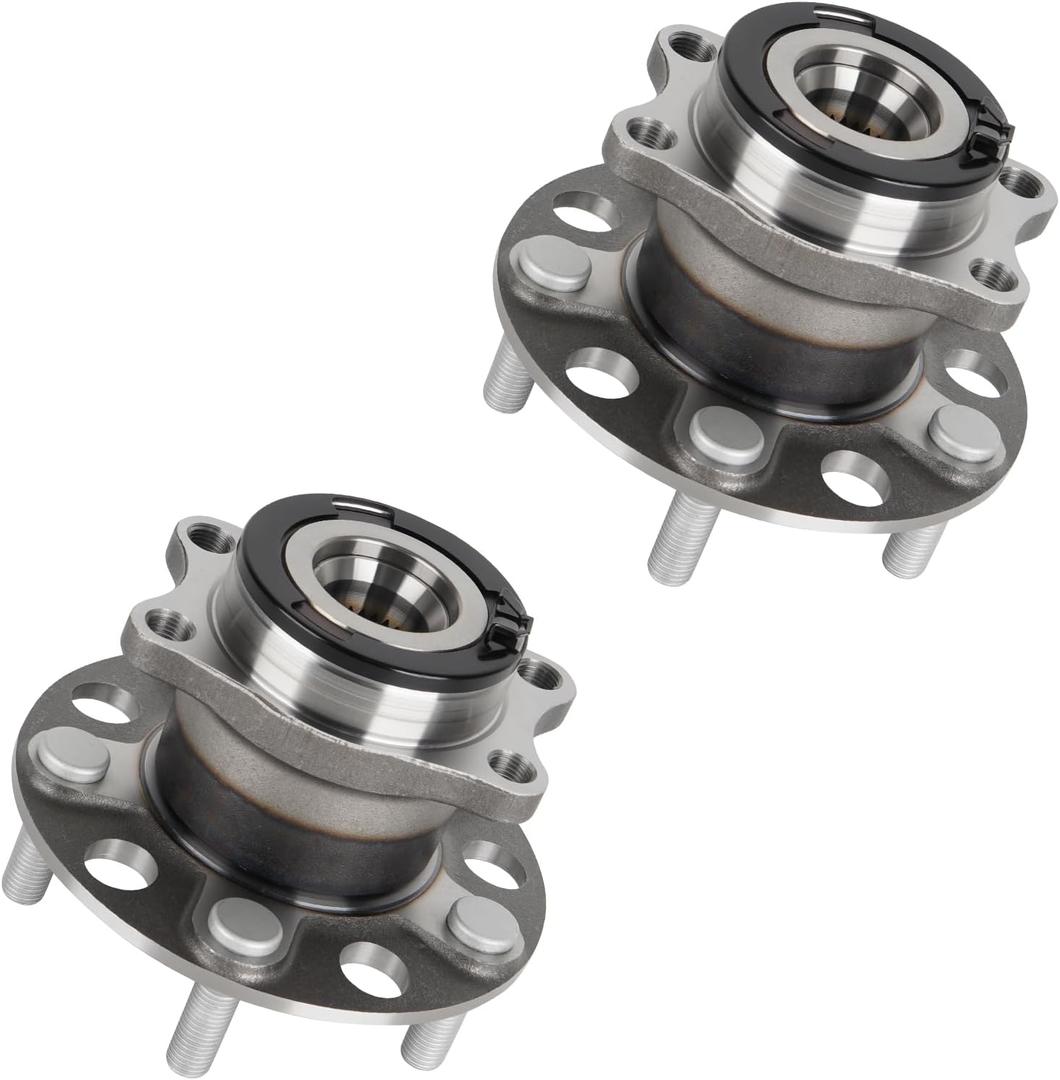 Rear AWD/ 4WD Only Wheel Bearing and Hub Assembly Compatible with Jeep Compass/Patriot 2007-2017 for Dodge Caliber 2007-2008 5Lugs Replacement 512333 2pcs