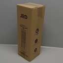 JRD 13" Tower Fan for Bedroom, 23ft/s Bladeless Desk Fan with 3 Speeds, 80 Degree Oscillating, Quiet Operation, Compact & Portable Table Fan for Bedroom Home Office Desktop (13 inch Knob, Black)