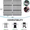 17.5 Inch 7637 Cooking Grates for Weber Spirit & Spirit II 200 Series Spirit E210 Spirit E220 Spirit S210 S220 with Front Control, Cast Iron Grates Replacement Parts for Weber Spirit 2 Burner E-210