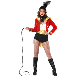 Fun Shack Womens Circus Ringmaster Costume, Lion Tamer Outfit for Women, Ringmaster Dress for Themed Parties, Size XL