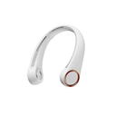 GAIATOP Portable Neck Fan, Rechargeable Hands Free Bladeless Portable Mini Fans,3 Speeds 72 Air Outlet, Free Adjustment Personal Cooling Fan, Wearable Neck Fan Suitable for Traveling, Sports, Office -White
