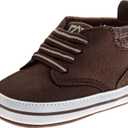 Avalanche Baby Shoes Laceless Closure - Newborn Sneakers for Boys and Girls (Sizes: 2-4 Infant) (Brown)