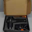 TOLOCO Massage Gun Deep Tissue, Percussion Massage Gun with 10 Replacement Heads, Super Quiet Portable Electric Massager for Athletes, Relax, Black