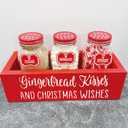 4 x Christmas Doormat Stencils Reusable Holiday Welcome Let It Snow Stencil Templates Large Half Round Drawing Stencils for Painting on Wood Signs Door Hanger Door Mats DIY Crafts Decor(mat22)