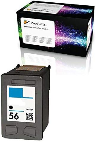 Refilled Ink Cartridge Replacement for HP 56, HP PSC 1315, 2410, 1110, 2175, Officejet 6110, Deskjet 450, Photosmart 7150, 7260 Printers (1 Black)