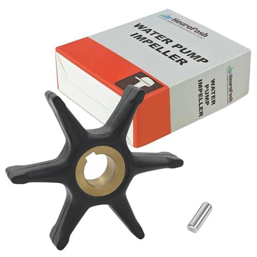 HeuroFosh 375638 Water Pump Impeller with Key for Johnson Evinrude OMC 10 15 18 20 25 30 HP Marine Outboard Motor Parts 775518 18-3002