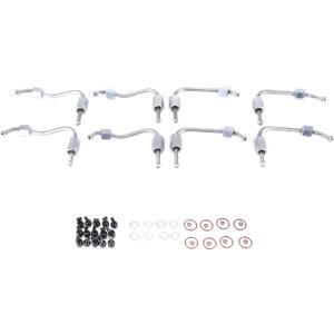 8PCS Fuel Injector Lines Tube Seal Set for Ford F250 F350 F450 F550 2011-2019 Super Duty 6.7L Powerstroke Diesel Engine F-650 F-750 2016-2019 Replaces BC3Z9229A BC3Z9229B BC3Z9229F