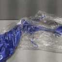 Women's Glimmer Night Satin Dress (Blue, L)