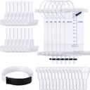 21 Pcs Male Condom Catheter Kits Include 14 Condom Catheters External Self-Seal 6 Urine Leg Bag 1 Anti Slip Foley Catheter Stabilization Holder Straps for Men Fast Easy Draining(1000ml,25mm)