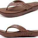 KuaiLu Women’s Flip Flops Ladies Yoga Mat Platform Thong Sandals Dressy Womans Lightweight Summer Slip On Beach Flip Flop Sandles, Soft Cushion Footbed, Arch Support 7